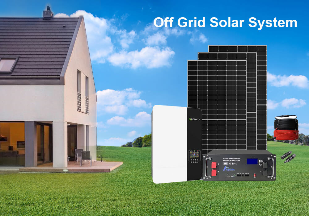 3kw off grid solar system from HBOWA