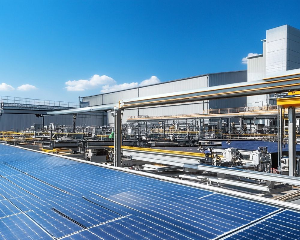 40kW solar energy system for mechanical manufacturing factories