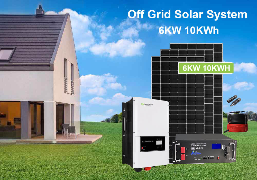 6KW 10KWh solar system split phase type