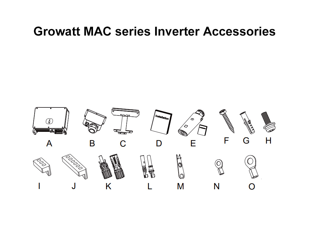 Growatt on grid inverter accessory