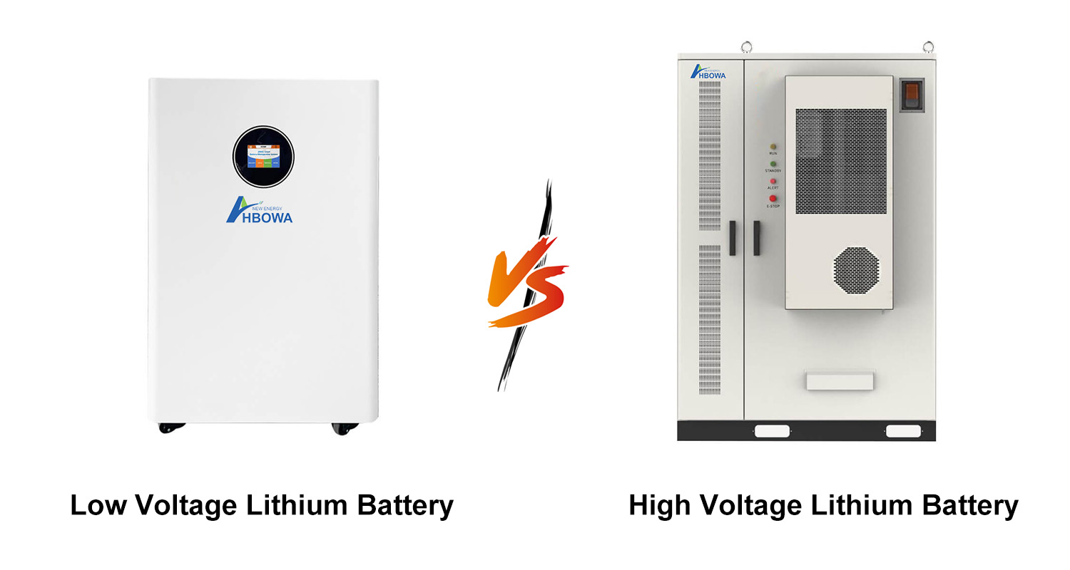 differneces between low voltage and high voltage lithium batteries