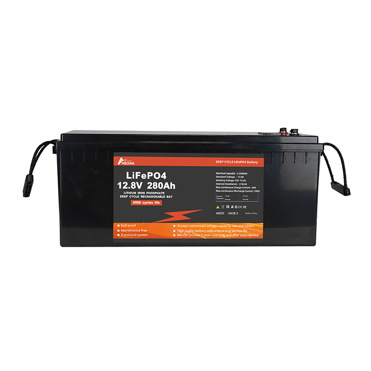 lithium RV battery 12.8V 280Ah