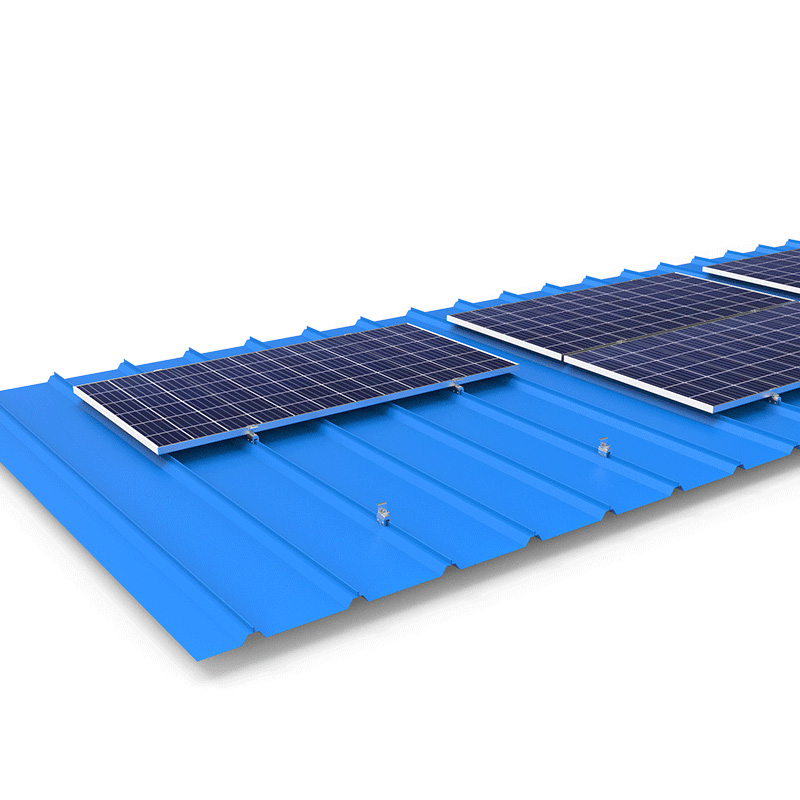 metal sheet roof solar panel mounts with standard