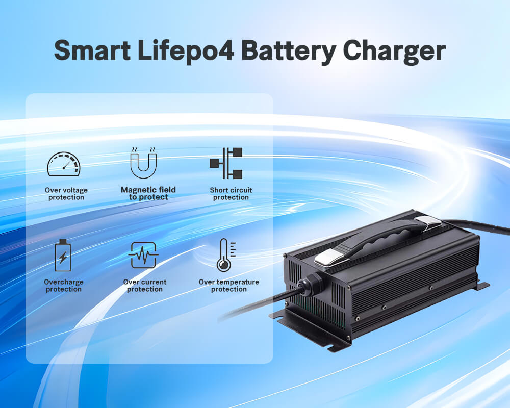 smart lifepo4 battery charger