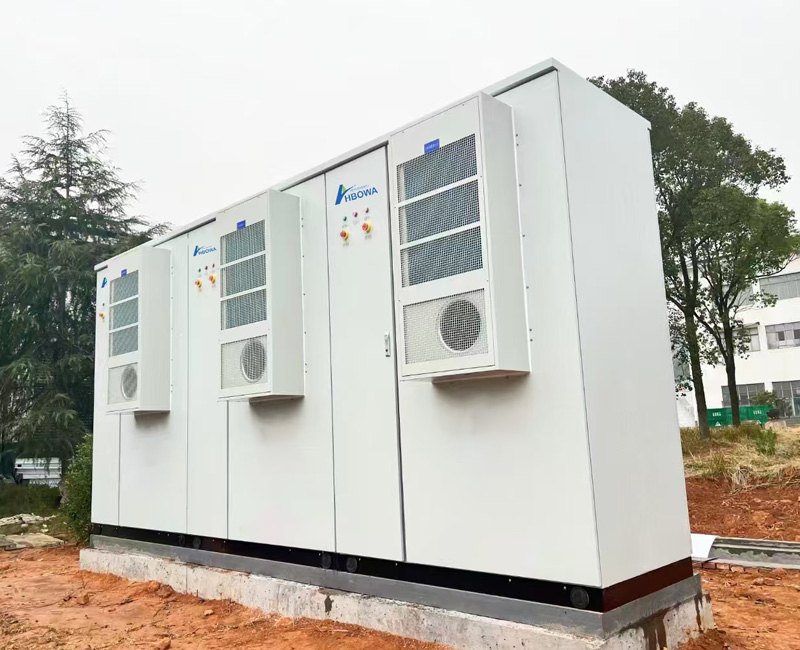 100kw 215kwh battery storage cabinet application show