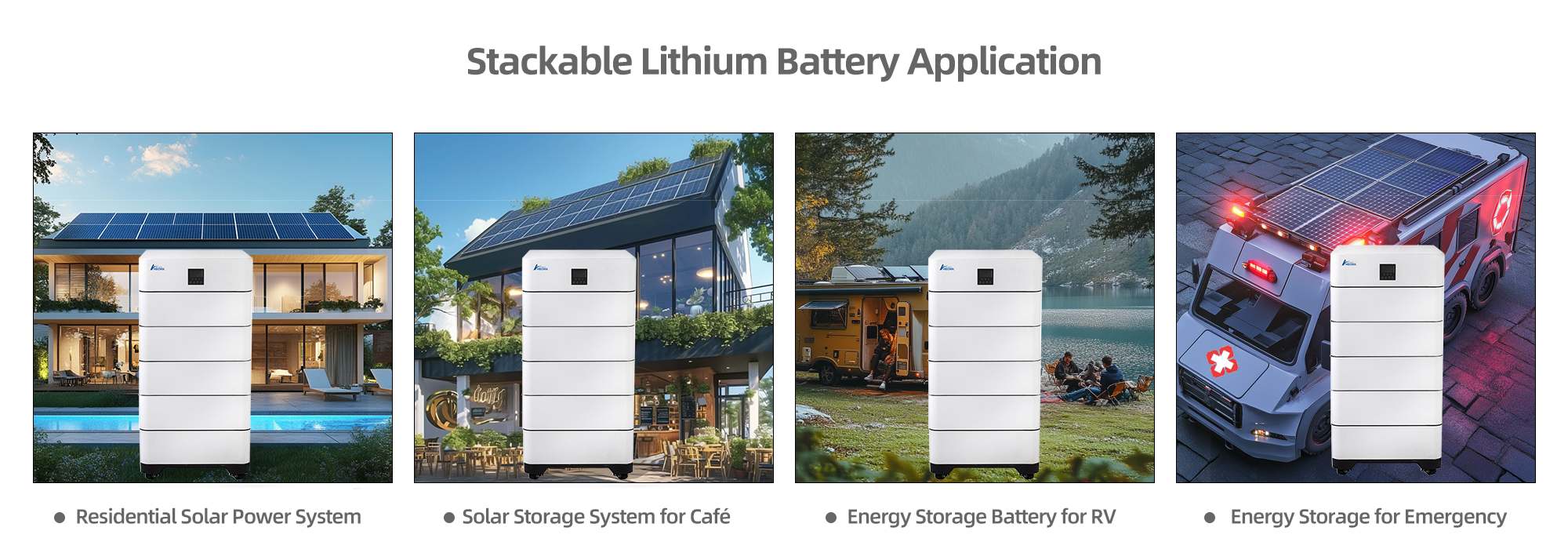 stacked lithium battery application